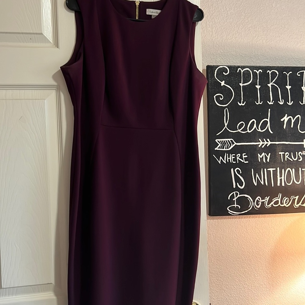 Purple Calvin Klein Dress